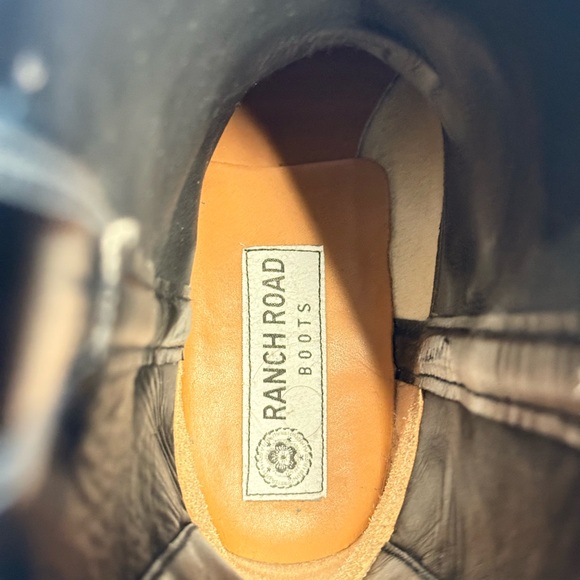 Ranch Road Sagebrush Black Cowboy Boots - Picture 10 of 12